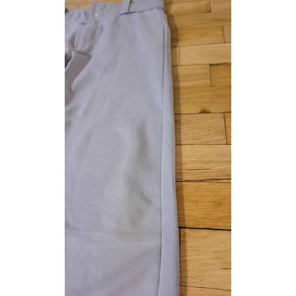 CP Clutch Youth Large Gray Baseball Pants Elastic Bottom Softball Game Practice - Picture 2 of 7